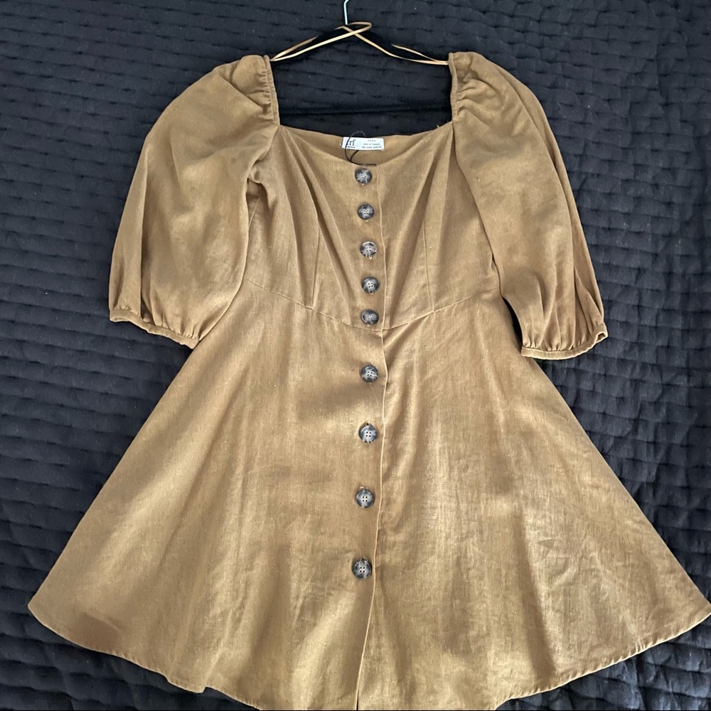 Zara Button Front Dress